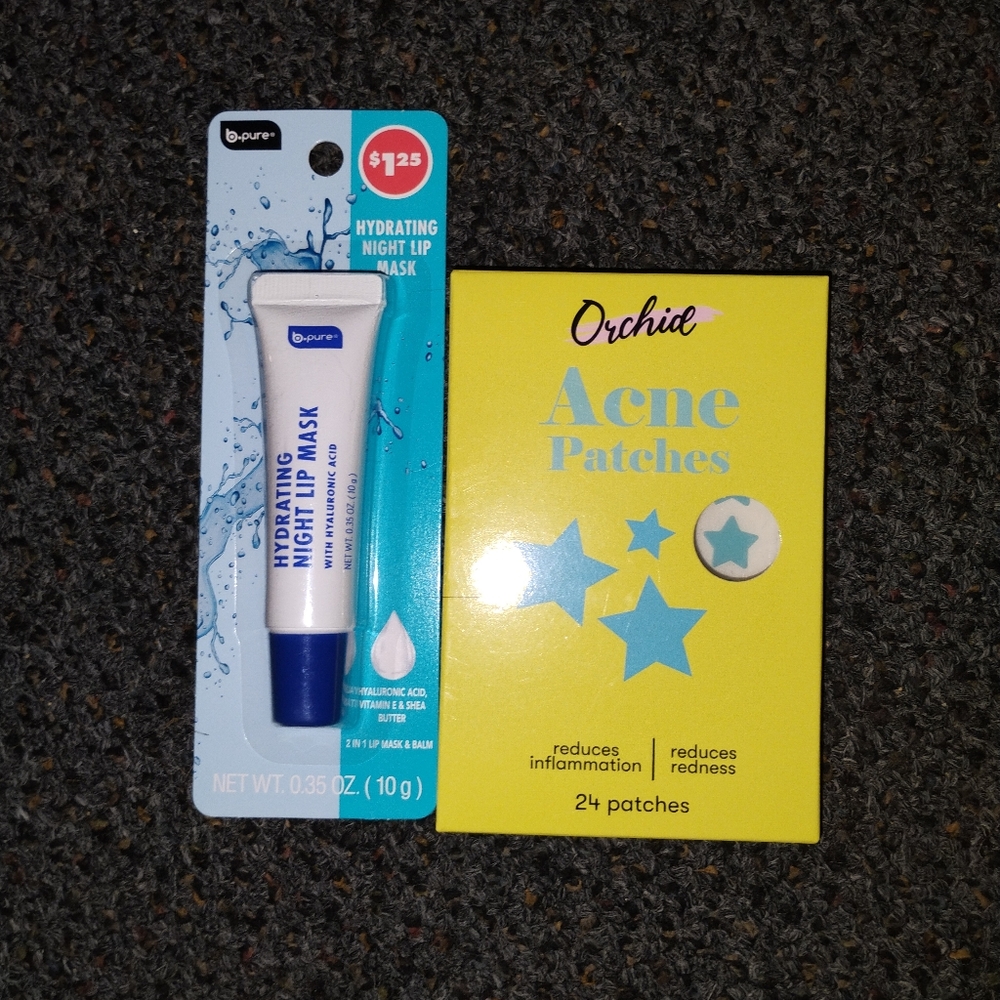Daphne Acne Patches and Hydrating Lip Mask Set